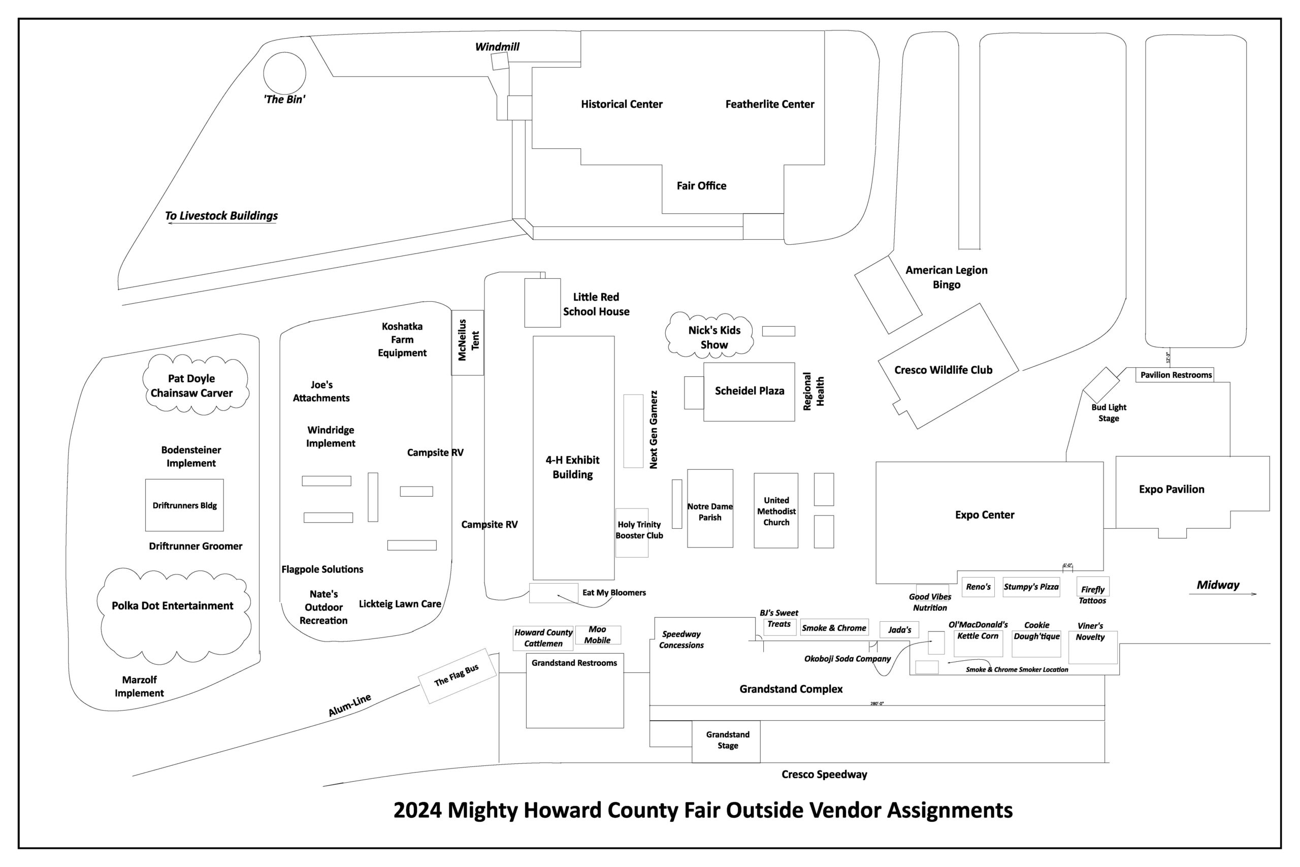 Vendors The Mighty Howard County Fair