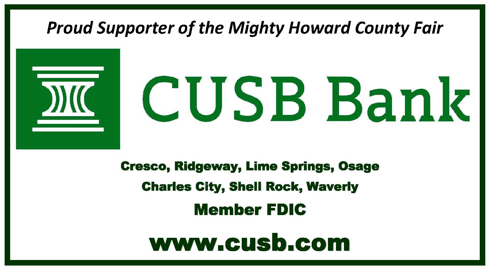 CUSB Bank Sponsor Banner 4x8