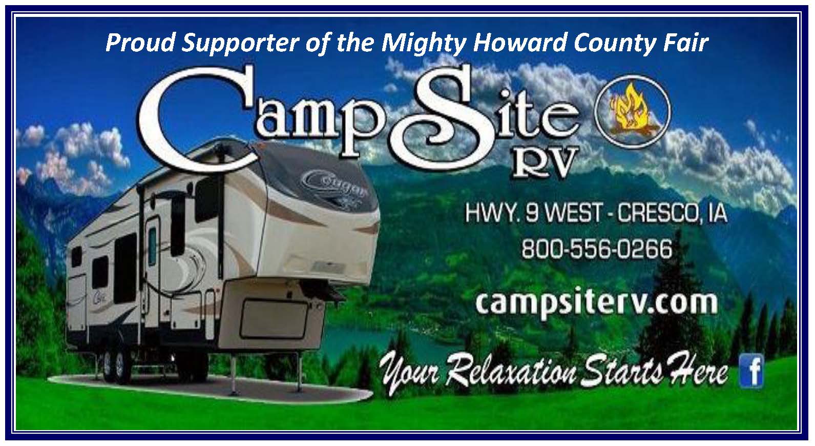 Campsite Sponsor Banner 4x8