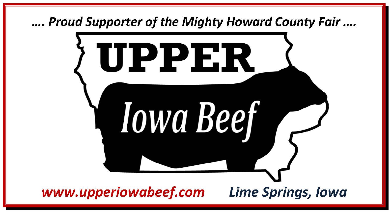 Upper Iowa Beef Sponsor Banner 4x8