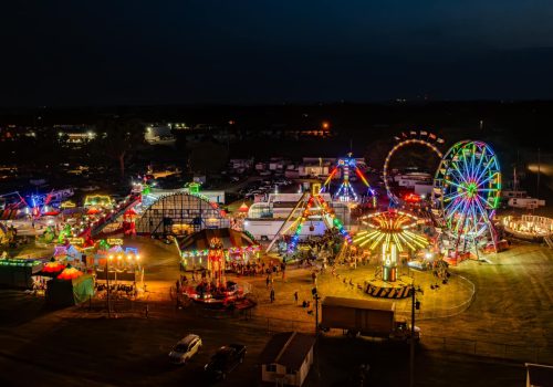 2023 Fair Midway Aerial Dawson Rasmusson